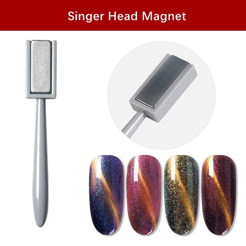 3D Magnetic Nail Art Kit with Flower Dotting Pens & Magnet Stick