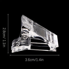 5 pcs Polygel Nail Extension Builder Clamps for Manicure Nail Art