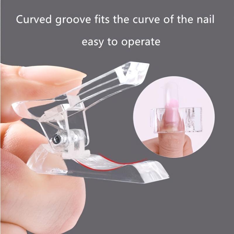 5 pcs Polygel Nail Extension Builder Clamps for Manicure Nail Art