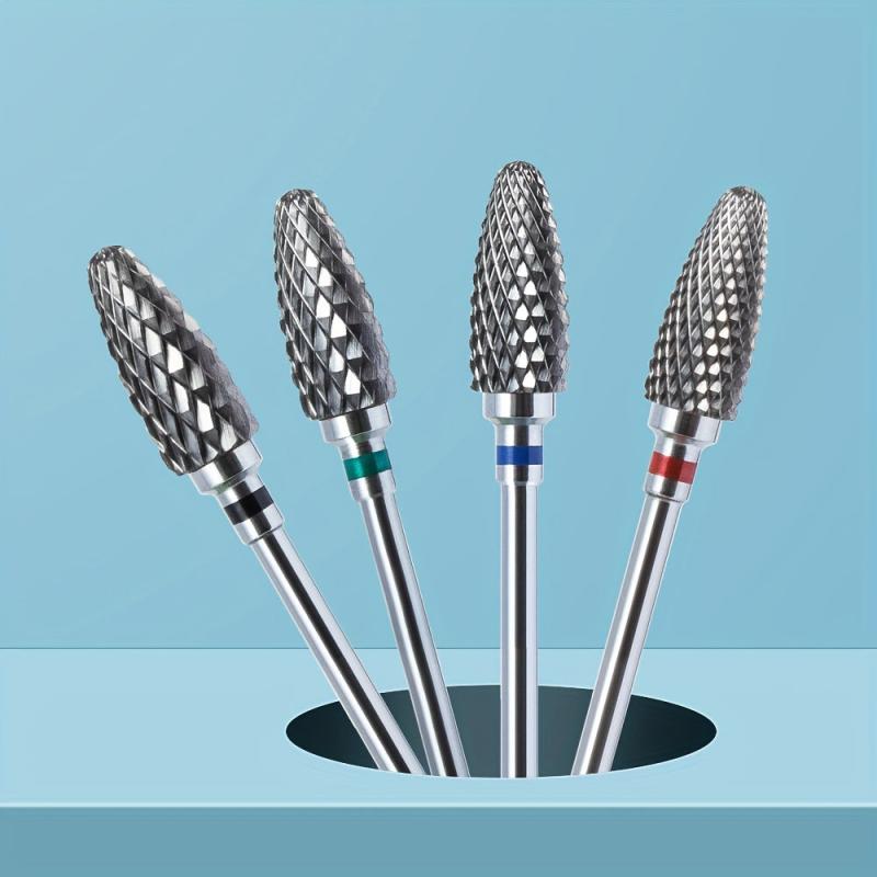 Tungsten Nail File Bits Nail Drill Bits Milling Cutter for Manicure