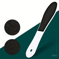 2 Pcs Double Sided Foot File & Callus Remover with Plastic Handle