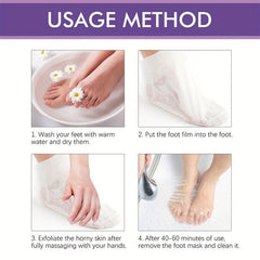 Goat Milk Foot Mask Dry Cracked Skin Softening Foot Spa Mask 40g