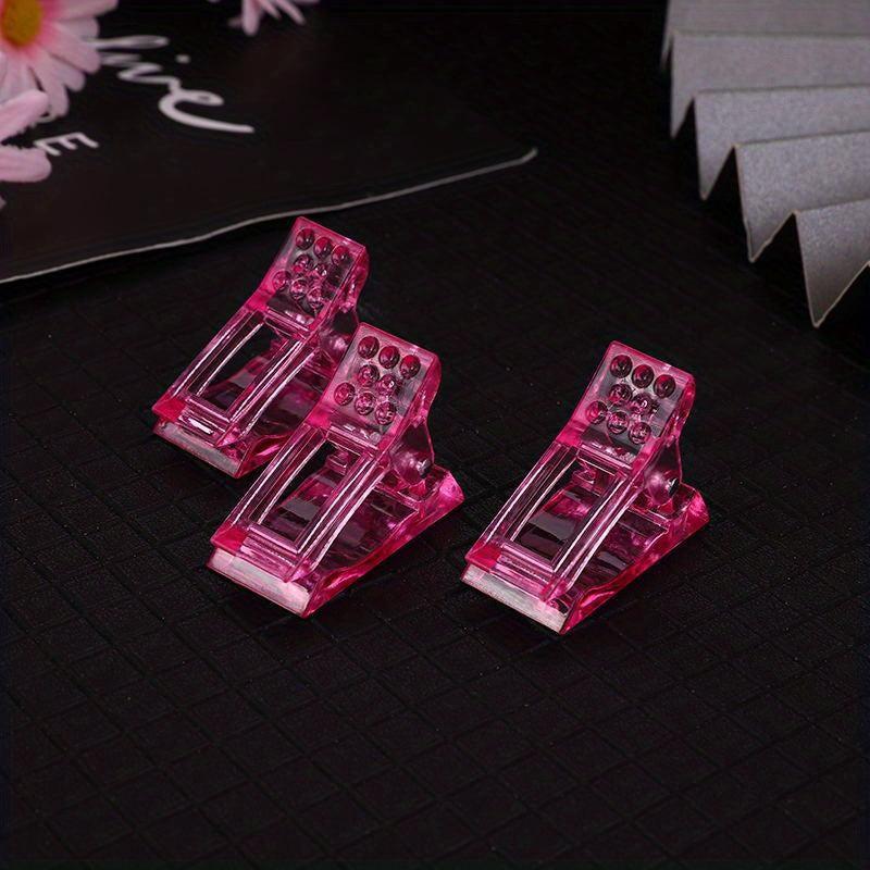 10 pcs Nail Tips Clips for Polygel Extensions - Manicure Nail Art Tool