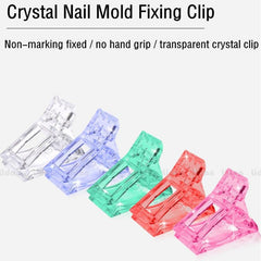 10 pcs Nail Tips Clips for Polygel Extensions - Manicure Nail Art Tool
