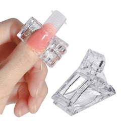 10 pcs Nail Tips Clips for Polygel Extensions - Manicure Nail Art Tool