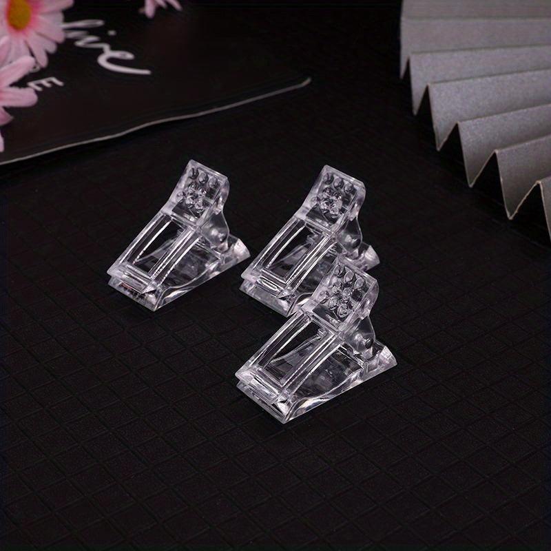 10 pcs Nail Tips Clips for Polygel Extensions - Manicure Nail Art Tool