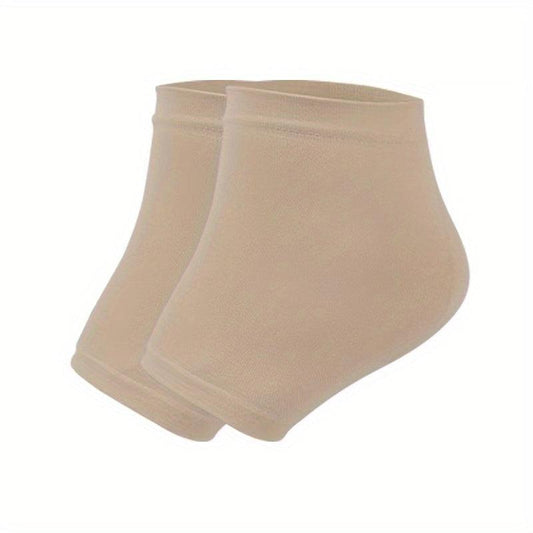 Moisturizing Gel Heel Socks - Open Toe Socks For Dry Hard Cracked Heels
