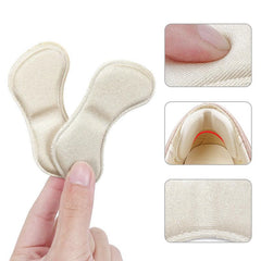 2 Pairs 4D Butterfly Heel Pads for Women's Shoes