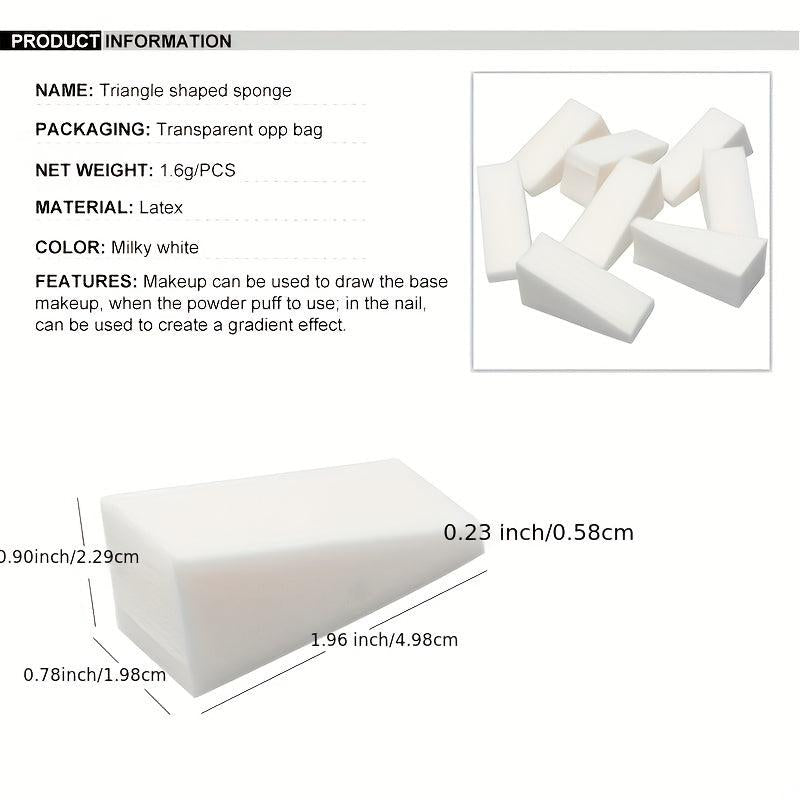 Nail Art Sponges Makeup Wedges Triangle Shape Sponge Beauty Tool