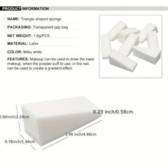 Nail Art Sponges Makeup Wedges Triangle Shape Sponge Beauty Tool