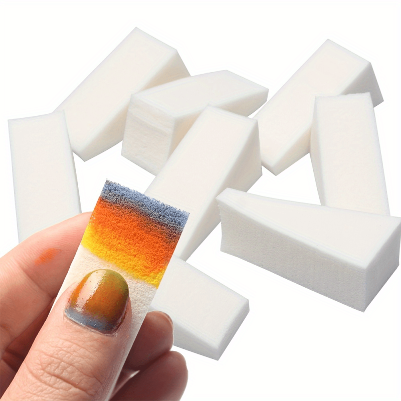 Nail Art Sponges Makeup Wedges Triangle Shape Sponge Beauty Tool