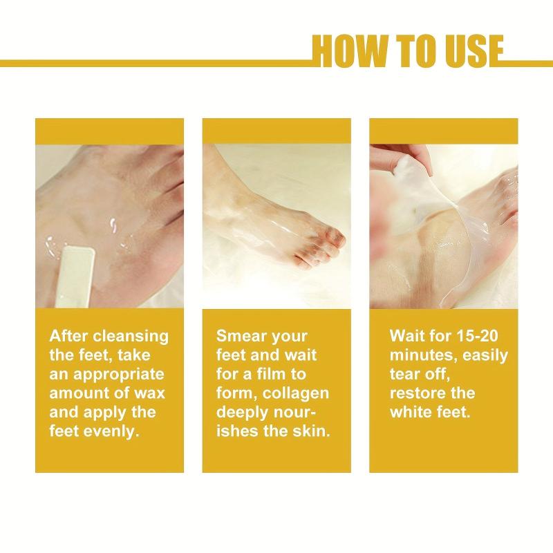 Honey Milk Foot Wax Feet Cream Foot Peel Mask For Dry Cracked Feet