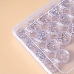 Press On Nail Storage Box Dustproof Clear Empty Press On Nail Packing Box