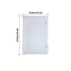 Press On Nail Storage Box Dustproof Clear Empty Press On Nail Packing Box