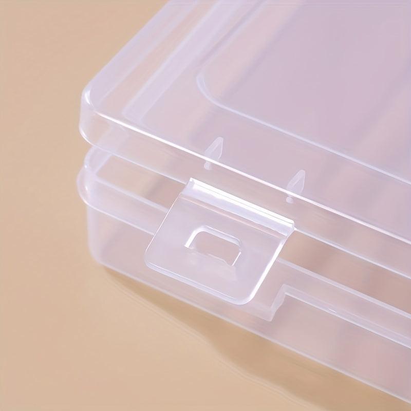 Press On Nail Storage Box Dustproof Clear Empty Press On Nail Packing Box
