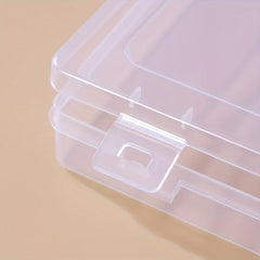 Press On Nail Storage Box Dustproof Clear Empty Press On Nail Packing Box