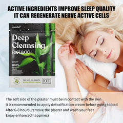 20pcs Bamboo Vinegar Ginger Foot Pads Stress Relief Sleep Improvement