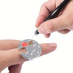 Alloy Finger Paint Palette for Nails & Makeup