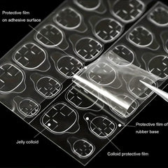 1200pcs Waterproof Double Sided Adhesive Tabs Nail Sticker