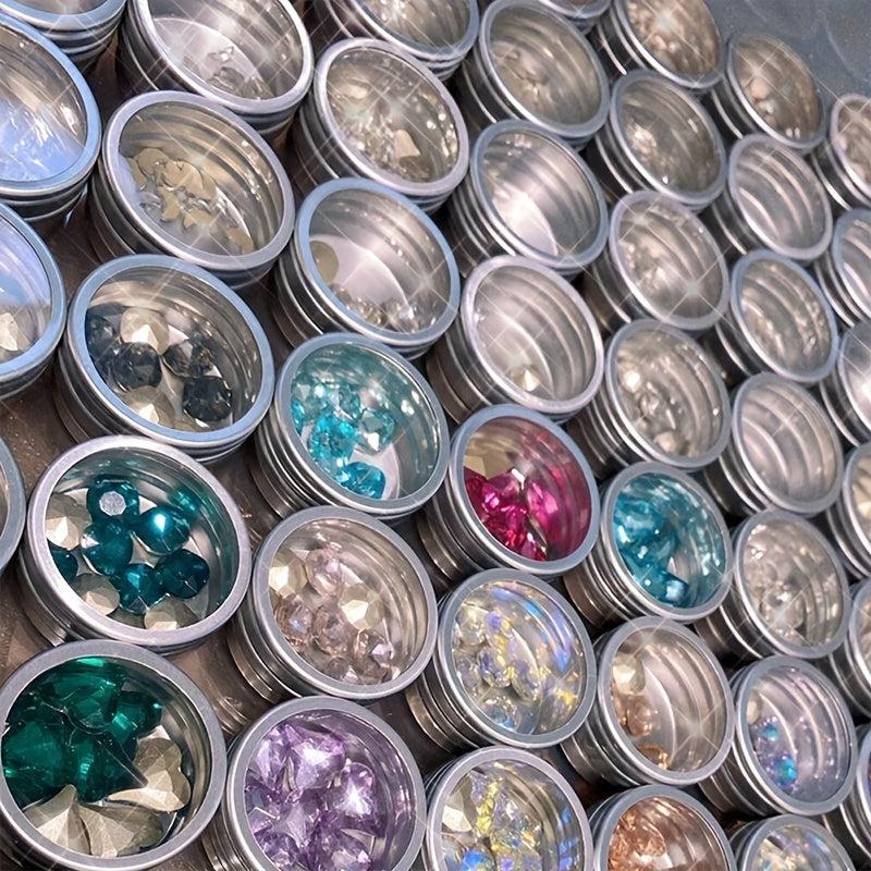 Clear Nail Art Manicure Tool Storage Box Organizer