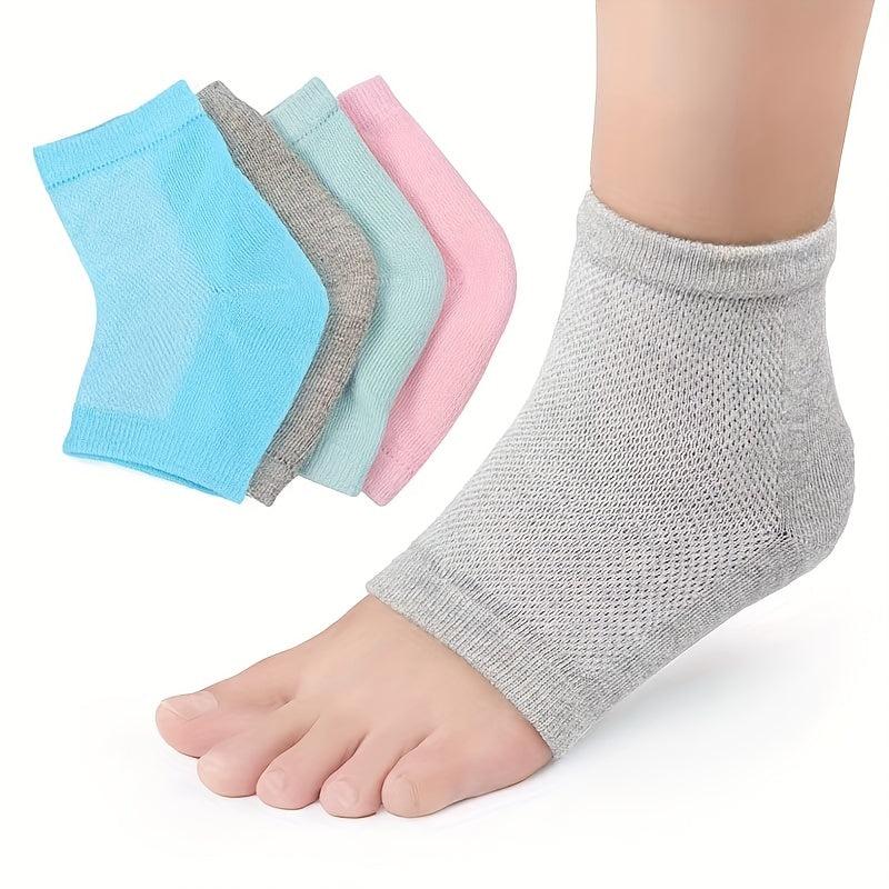 Silicone Foot Care Socks for Cracked Heels, Moisturizing Gel Foot Protectors
