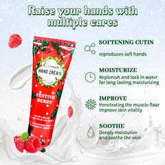3pcs Christmas Hand Cream Set Moisturizing Nourishing for Dry Cracked Skin