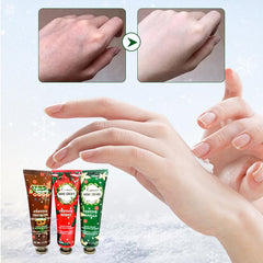 3pcs Christmas Hand Cream Set Moisturizing Nourishing for Dry Cracked Skin