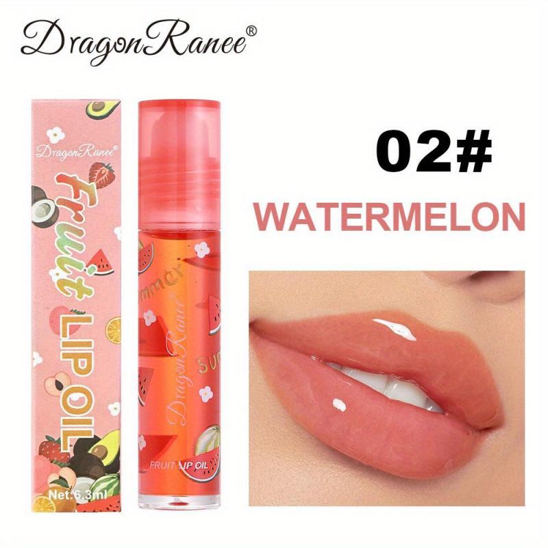 Fruit Flavored Lip Balm: Strawberry Orange Avocado Peach Coconut Watermelon