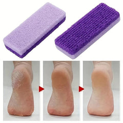 2pcs Foot Pumice Stone Callus Remover Scrubber Pedicure Exfoliator