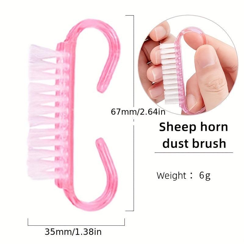 20pcs Nail Brushes for Cleaning Hand Grip Nail Brush Fingernail Scrubbing Kit
