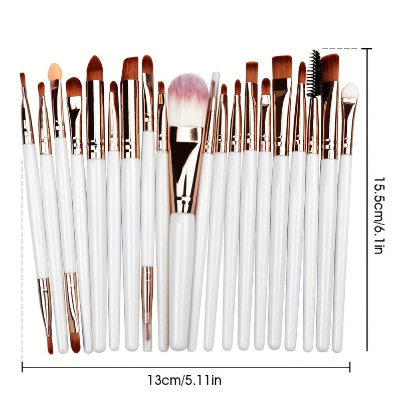 20pcs Makeup Brush Set for Beginners