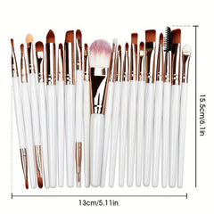 20pcs Makeup Brush Set for Beginners