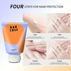 4pcs Hand Cream for Dry Cracked Skin - Deeply Moisturizing, Nourishing Hands