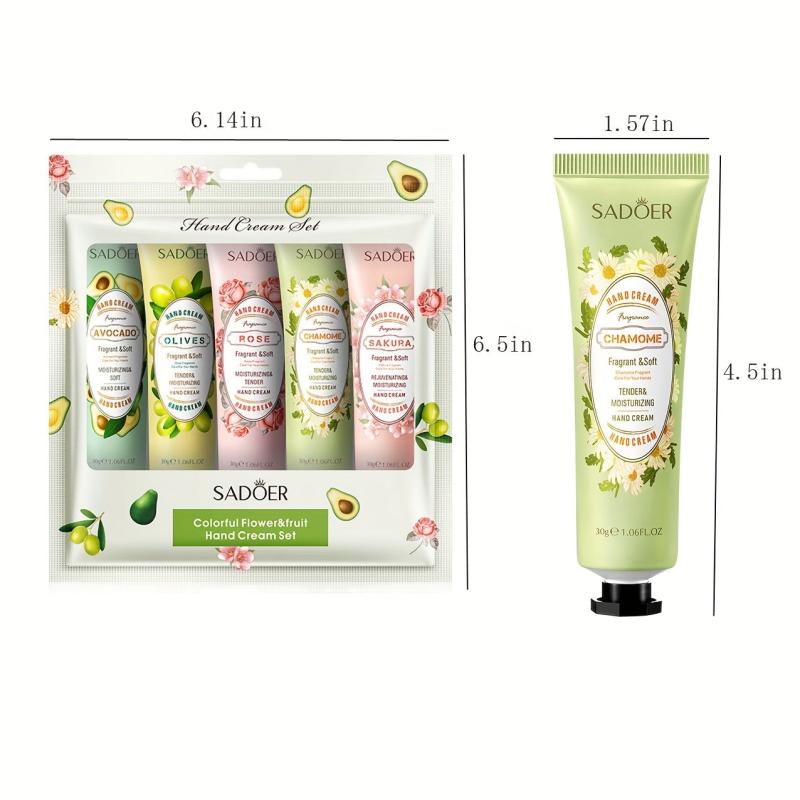 Flower & Fruit Hand Cream Set Mini Lotion Travel Size