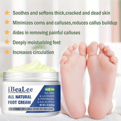 Eucalyptus Foot Cream with Lavender Peppermint Tea Tree - 50g