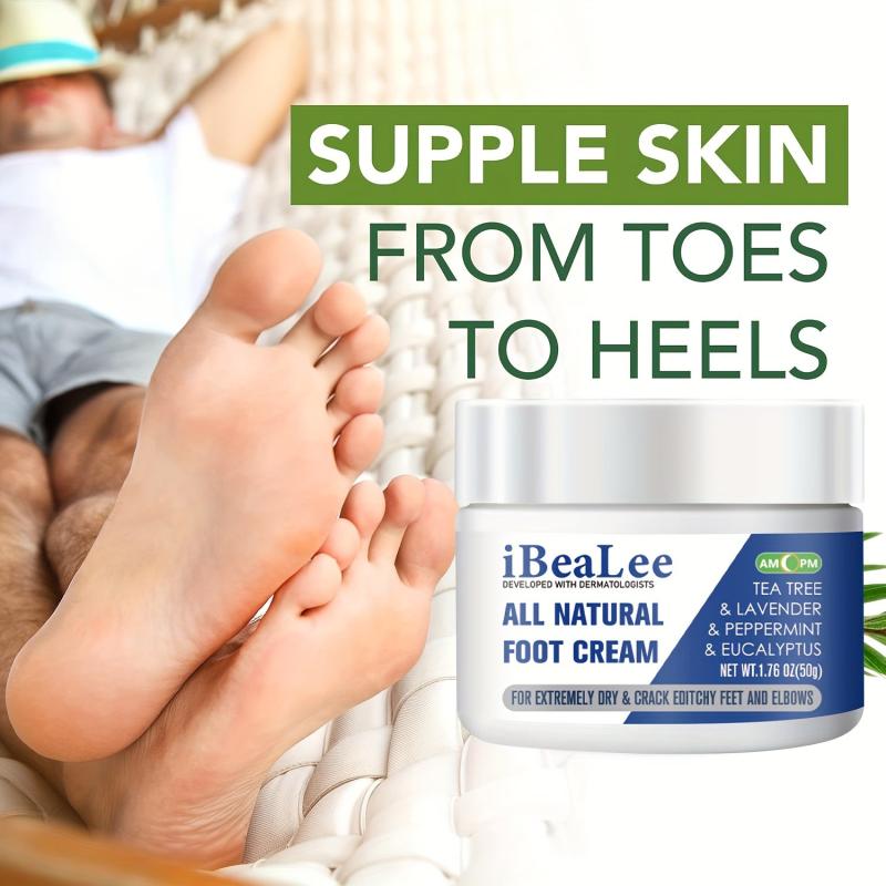 Eucalyptus Foot Cream with Lavender Peppermint Tea Tree - 50g
