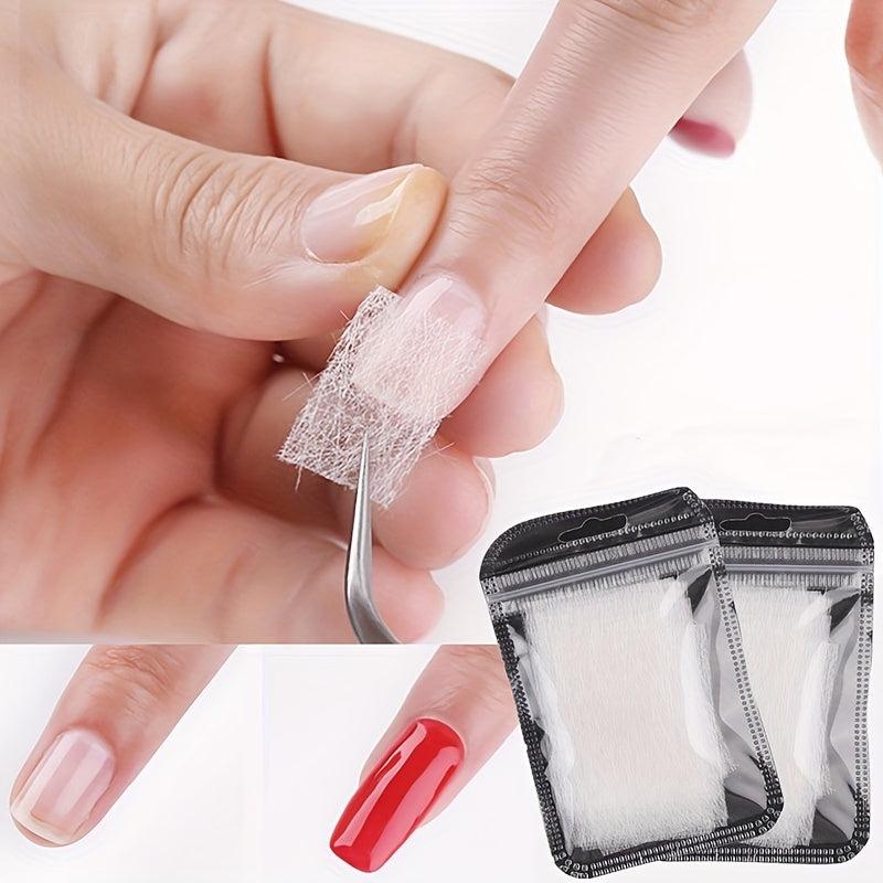 10/20pcs Silk Fiberglass Nail Wraps for Nail Extension - DIY Nail Art & Care