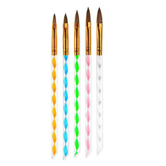 Professional Nail Gel Pens Set with Acrylic Gel Builder Cuticle Pusher