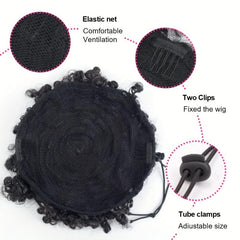 Short Afro Puff Drawstring Ponytail Extensions For Women