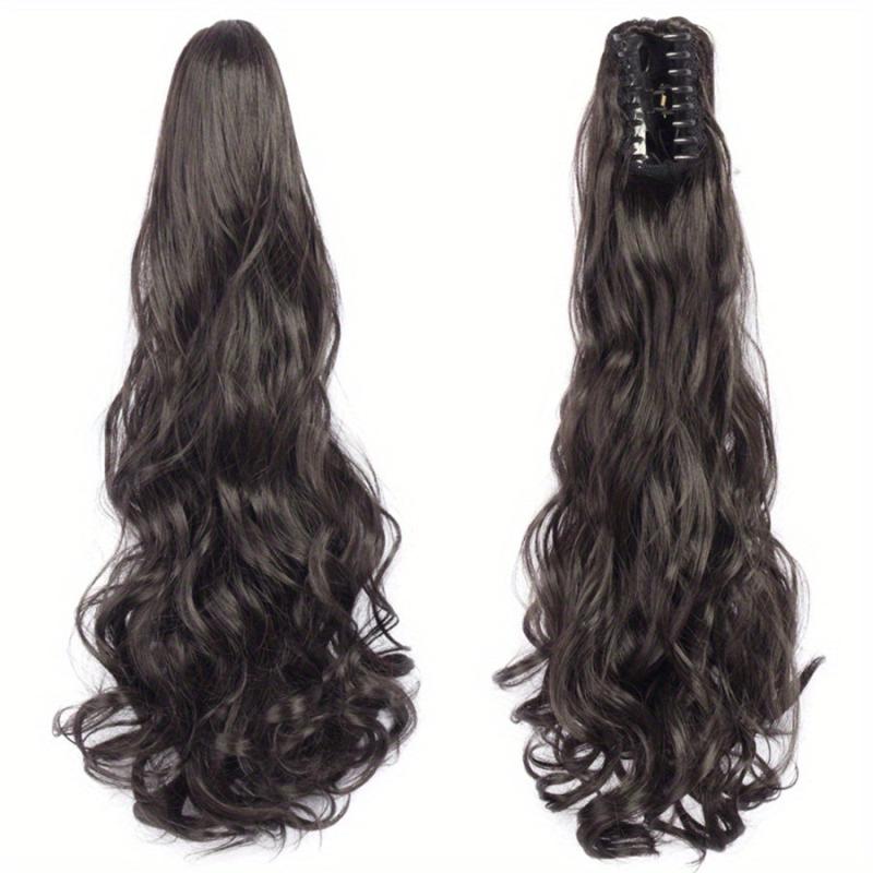 55 88 Cm Claw Clip Wavy Ponytail Extension Synthetic Fiber Hair Piece