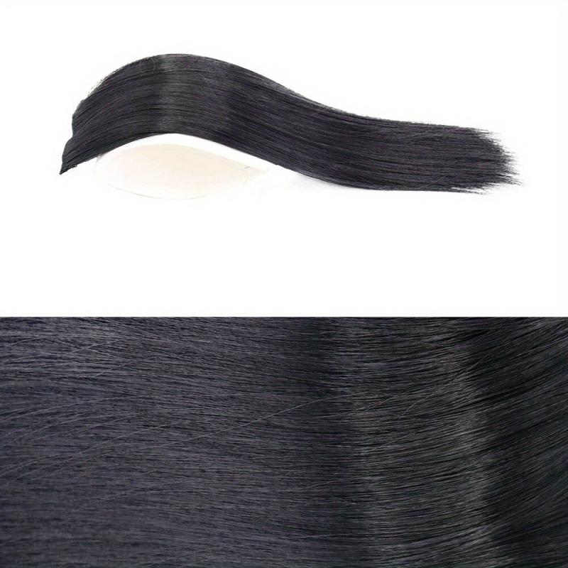 25 4cm Short Straight Synthetic Hair Extensions for Women