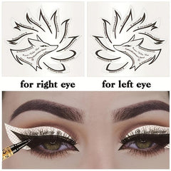 Professional Eyeliner Stencil Eyeshadow Stencil Set 4 Style Non-woven Materials