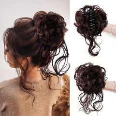 Curly Wavy Hairpieces for Women Scrunchies Extension