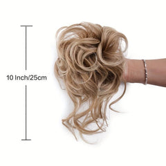 Curly Wavy Hairpieces for Women Scrunchies Extension