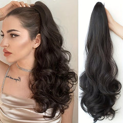 45 72 Cm Curly Ponytail Hair Extension Claw Clip Long Wavy Hairpiece