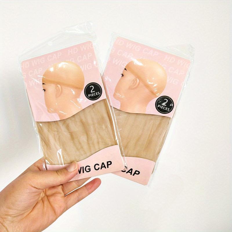 4pcs Invisible HD Wig Caps Breathable Transparent Wig Cap For Women