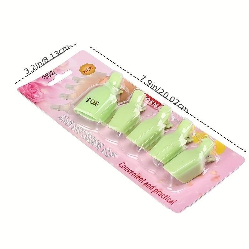 5 Pcs Gel Polish Remover Clips Uv Gel Soak Off Cap