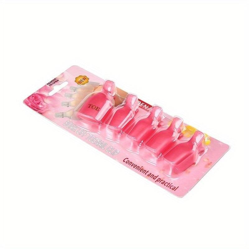 5 Pcs Gel Polish Remover Clips Uv Gel Soak Off Cap