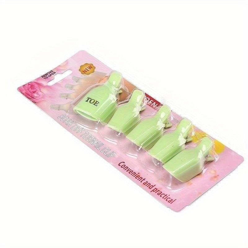 5 Pcs Gel Polish Remover Clips Uv Gel Soak Off Cap
