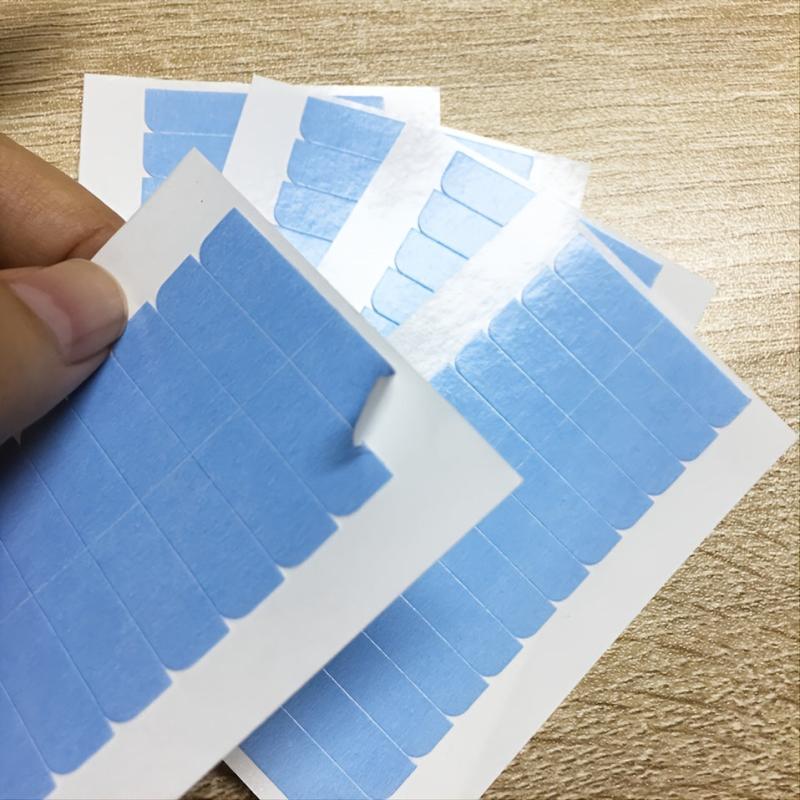 Hair Extension Tape Adhesive Pre-cut Waterproof Replacement Tape 5 Sheets
